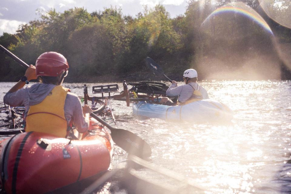 Carfree Overnight Bikerafting Trip (Video)