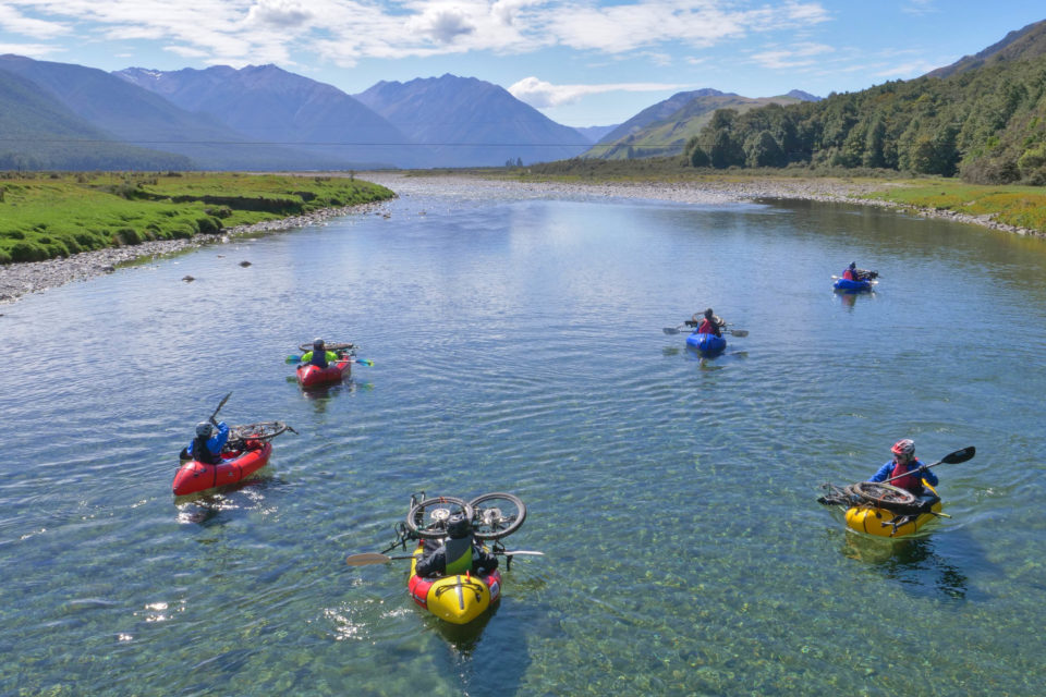 Lake Sumner Bikeraft (Video)