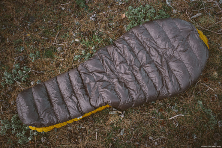 Katabatic Gear Alsek 22 Quilt Review, Bikepacking