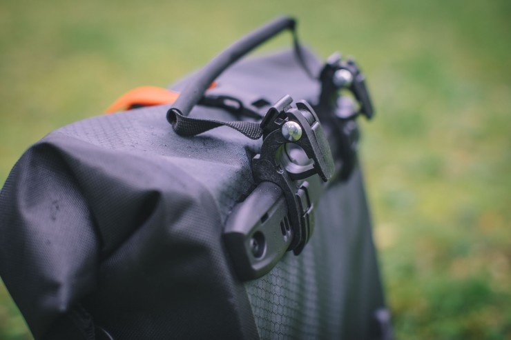 Mini panniers for bikepacking