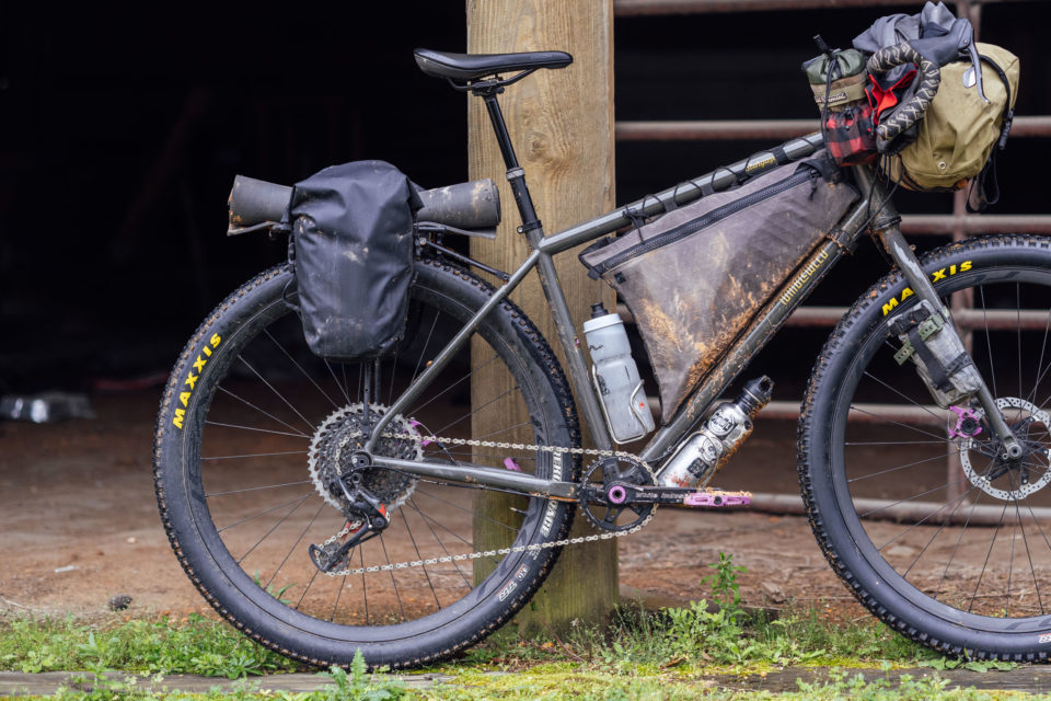 Mini panniers for bikepacking